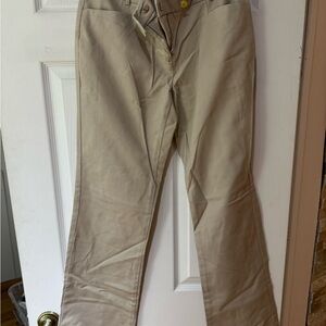 Calvin Klein Tan Pantsuit Straight-Leg Design